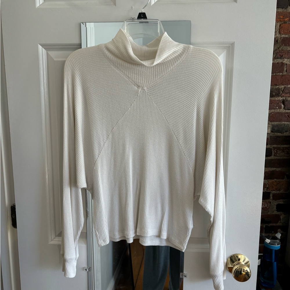 Elegant White Turtleneck Sweater